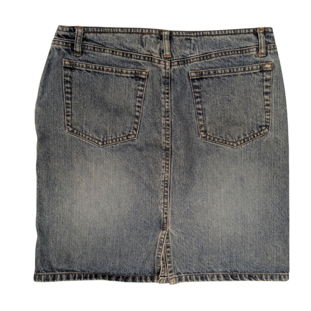 Gap Vintage 2003 Denim Mini Skirt Size 6 - Picture 2 of 6